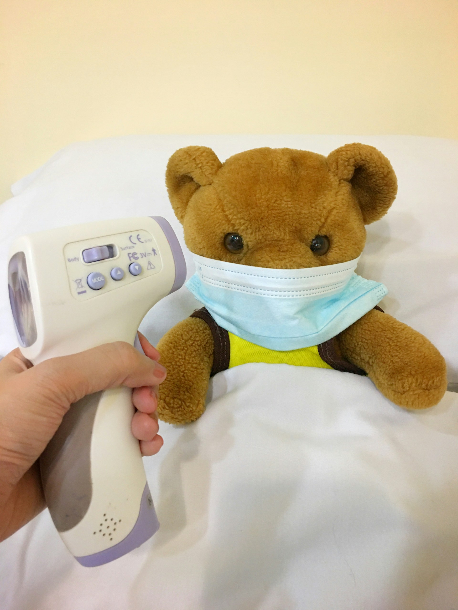A thermometer is a device that measures temperature or a temperature gradient. A thermometer has two important elements: a temperature sensor in which some change occurs with a change in temperature; and some means of converting this change into a numerical value.